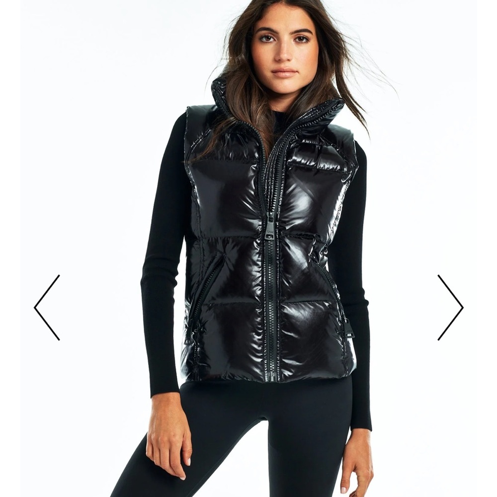 SAM. Black Puffer Vest